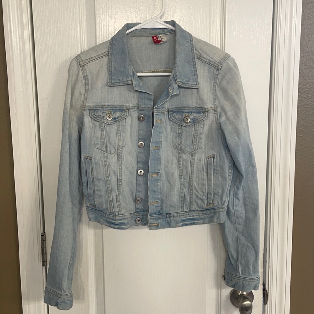 H&M Crop Top Denim Jacket